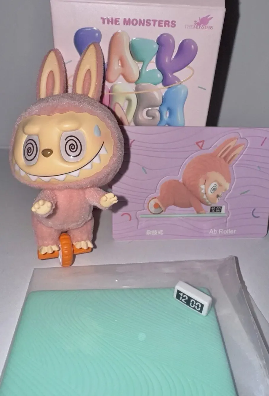 POP MART Labubu The Monsters Lazy Yoga Series Ab Roller Confirmed